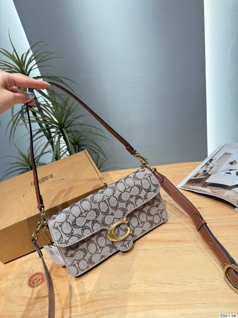 Coach Diamond Tabby Shoulder Bag